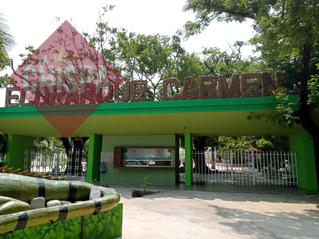 Por instrucciones del director de Servicios Básicos, Shijad Trejo Martínez, impidieron el paso a reporteros al Ecoparque Carmen