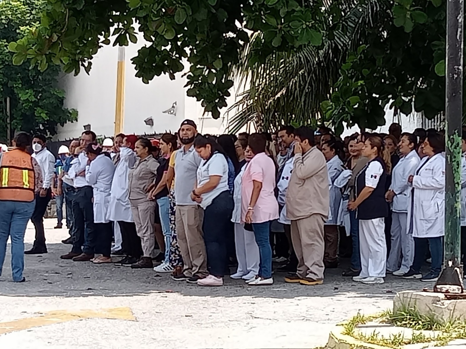 Simulacro en Hospital General de PEMEX