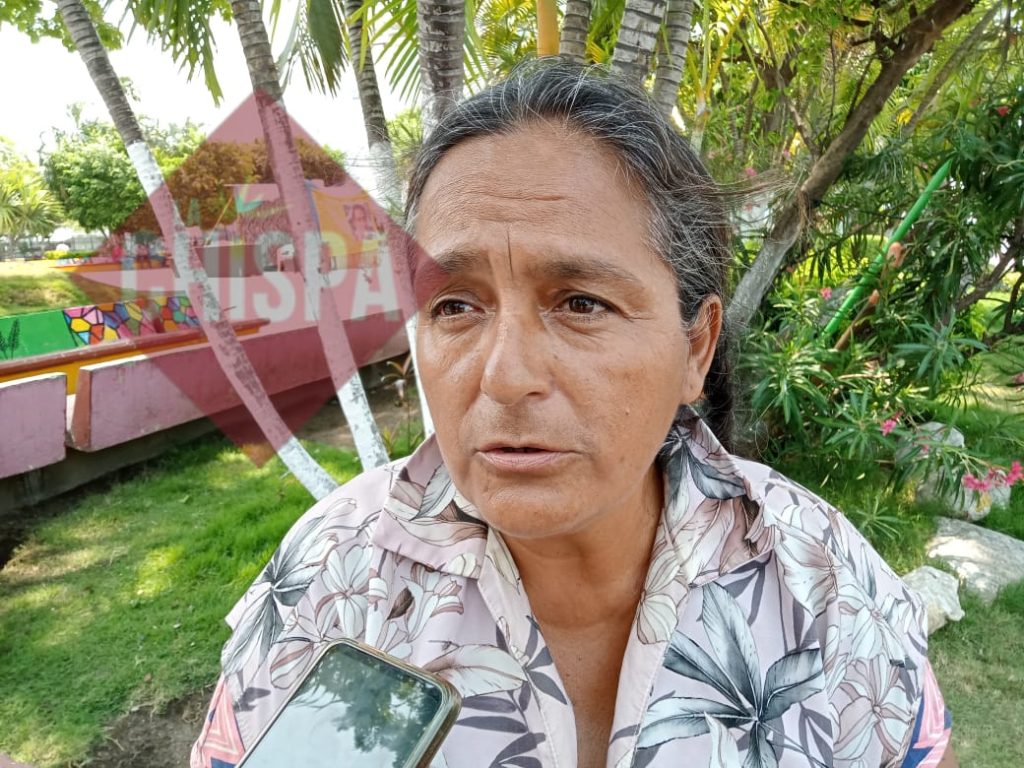 La señora África Marina Saldaña Alderete, tuvo que realizar una manifestación durante 11 meses para que le paguen su liquidación conforme a derecho