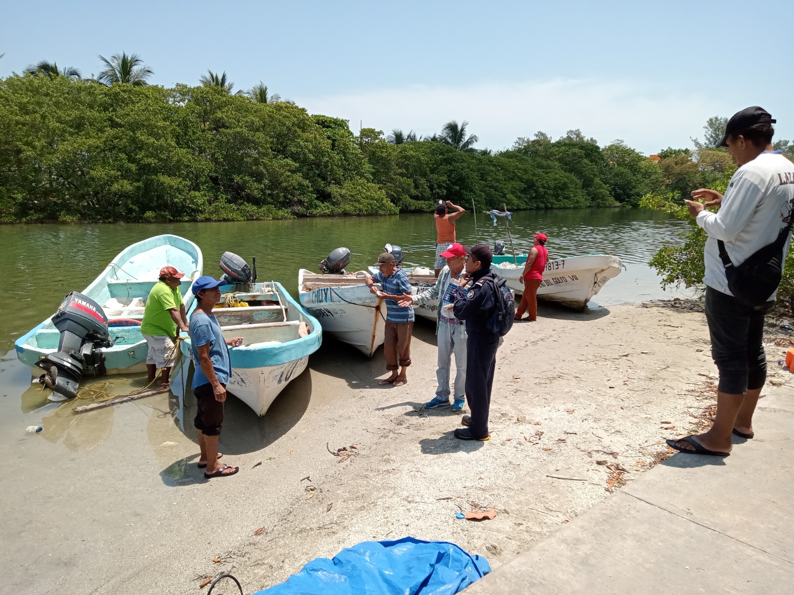 Detectan lanchas con dobles matrículas en Ciudad del Carmen