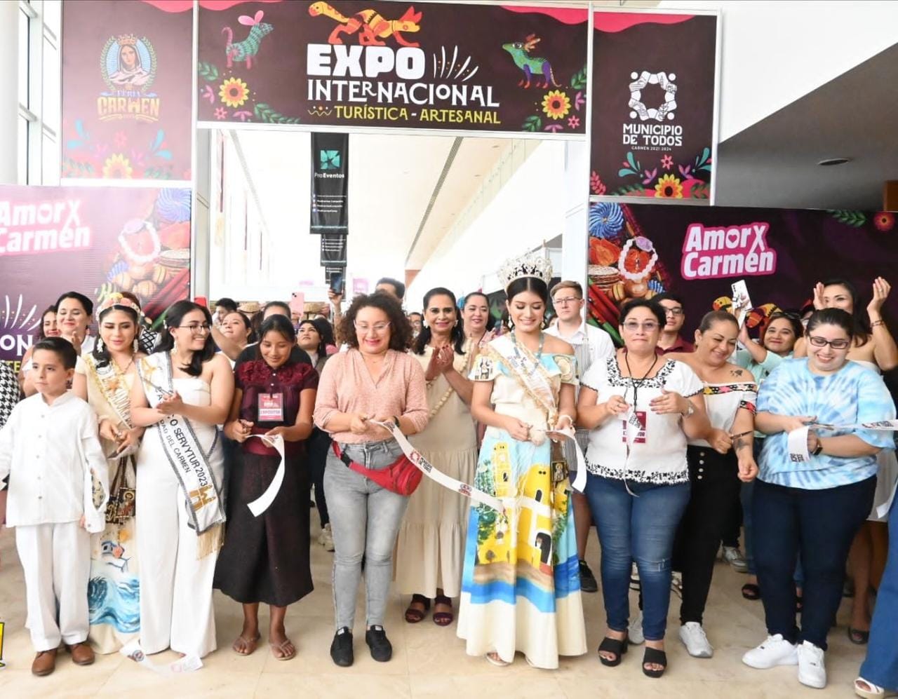Inauguran la Expo Internacional Turística Artesanal 2023 en la Feria de Ciudad del Carmen