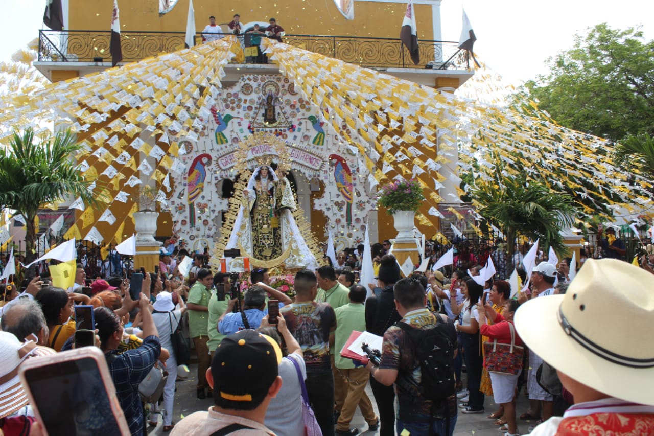 Más de 40 mil personas han visitado a la Virgen del Carmen por las fiestas patronales de Ciudad del Carmen