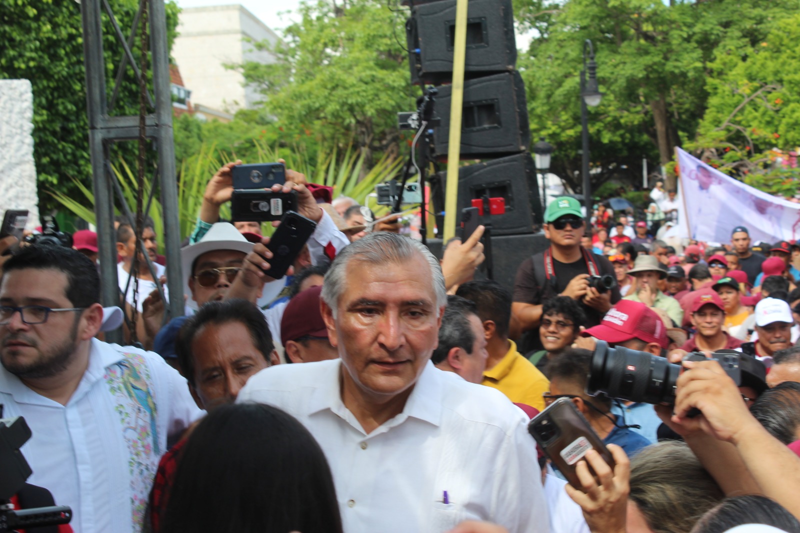 Asamblea informativa número 100 de Adán Augosto fue en Ciudad del Carmen