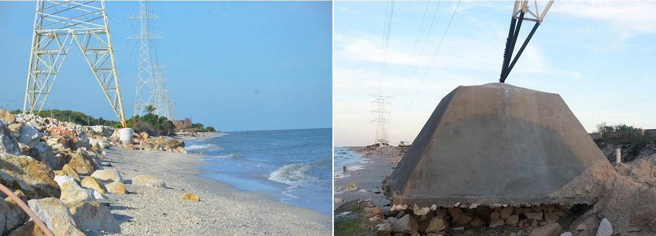 Torres de la CFE con alto grado de peligrosidad en Ciudad del Carmen