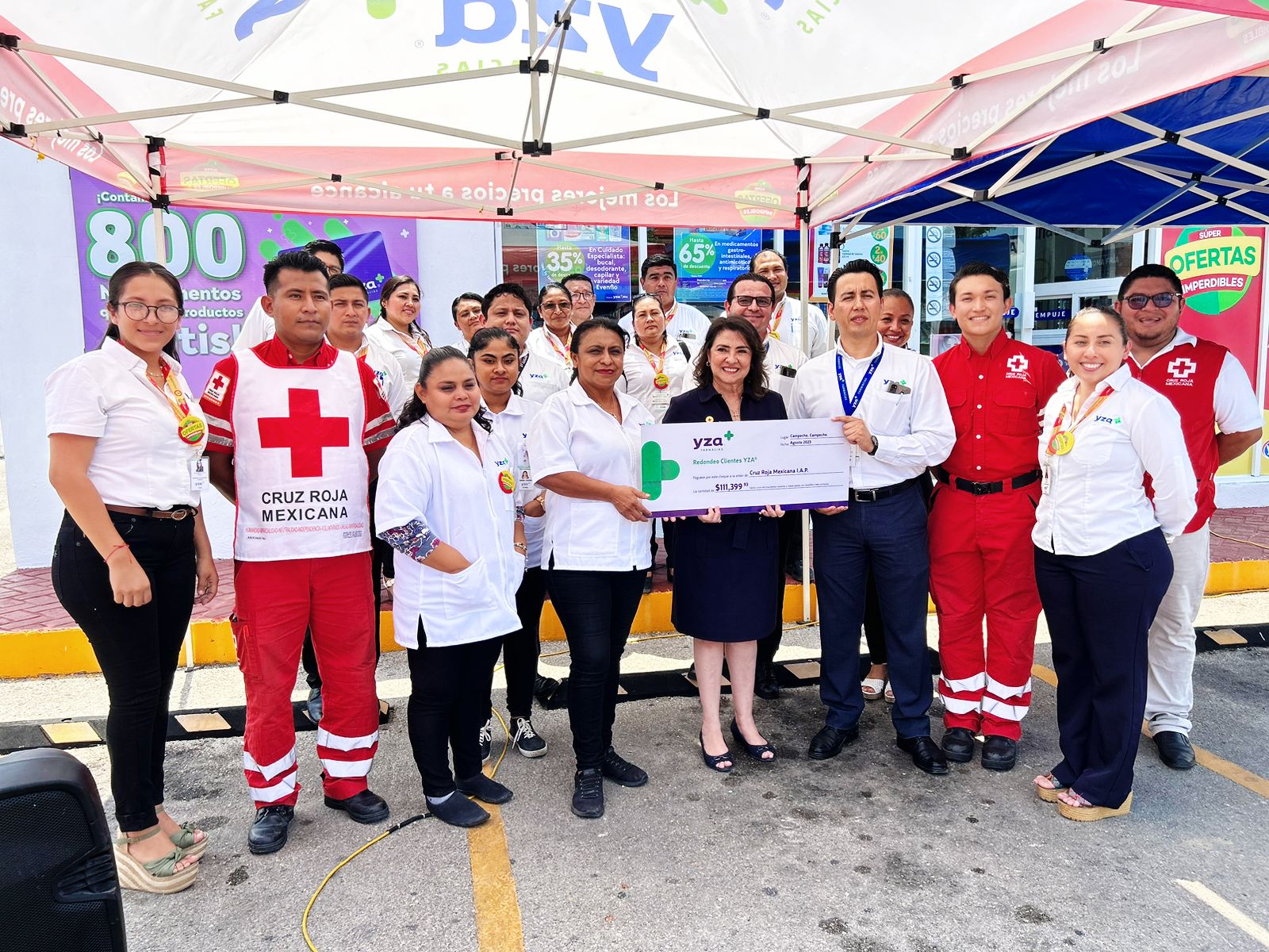 Cruz Roja Campeche recibe donativo