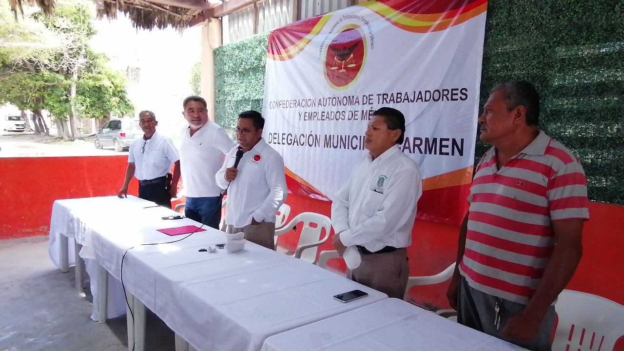 La CATEM es un sector laboral no político: Tucuch Collí