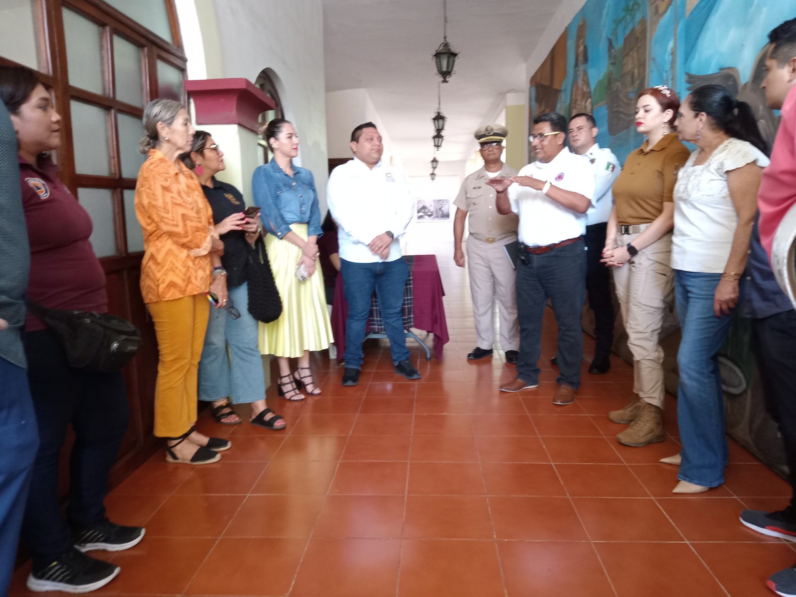 Simulacro de huracán categoría 3 en Ciudad del Carmen