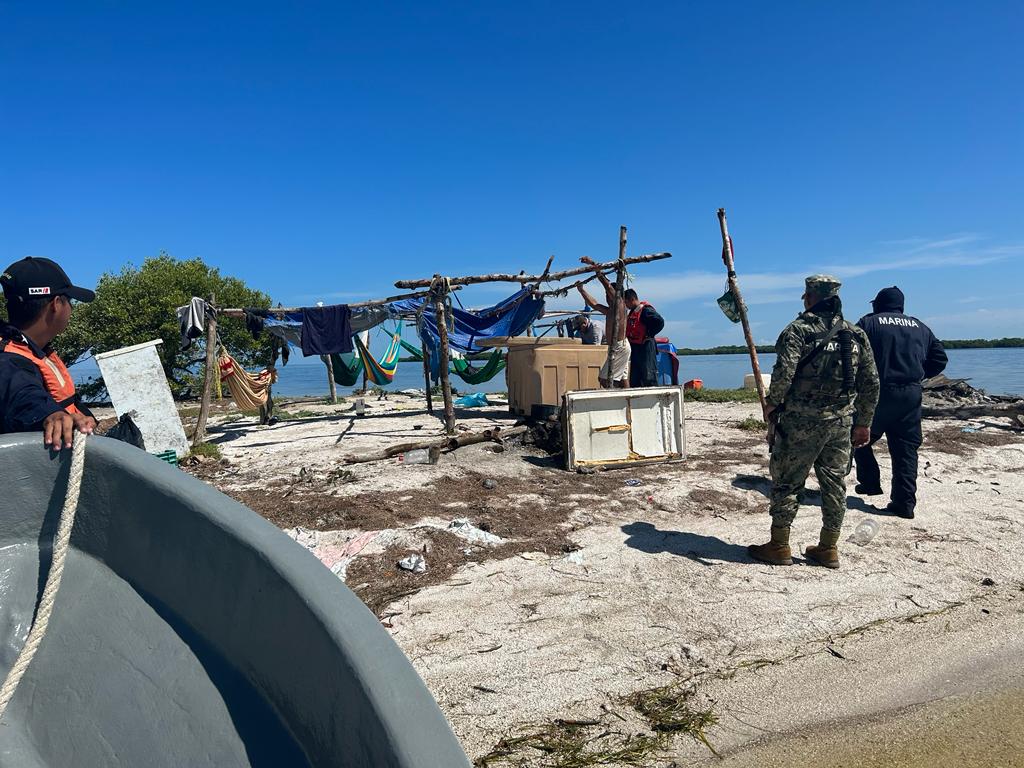 Localizan campamento clandestino Campeche