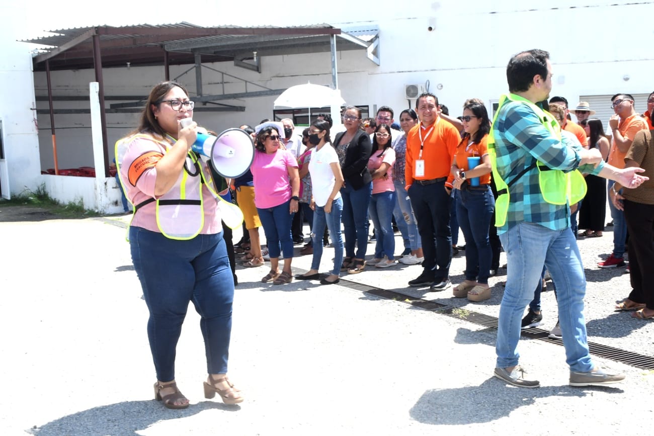 Todos hicieron simulacros en Campeche