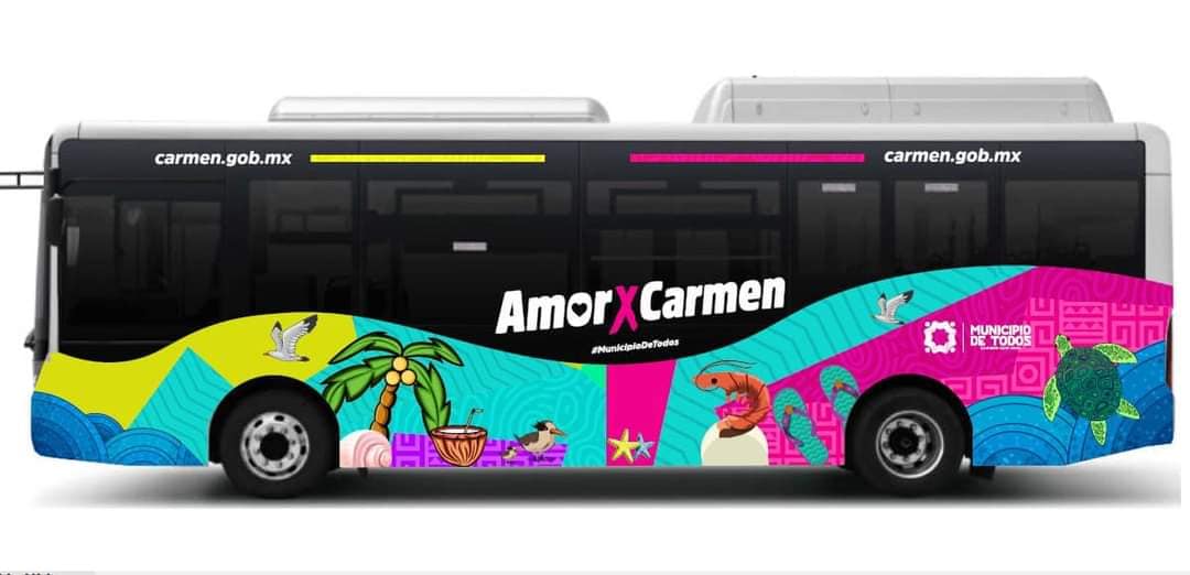 Nuevas rutas de transporte con camiones del Ayuntamiento del Carmen