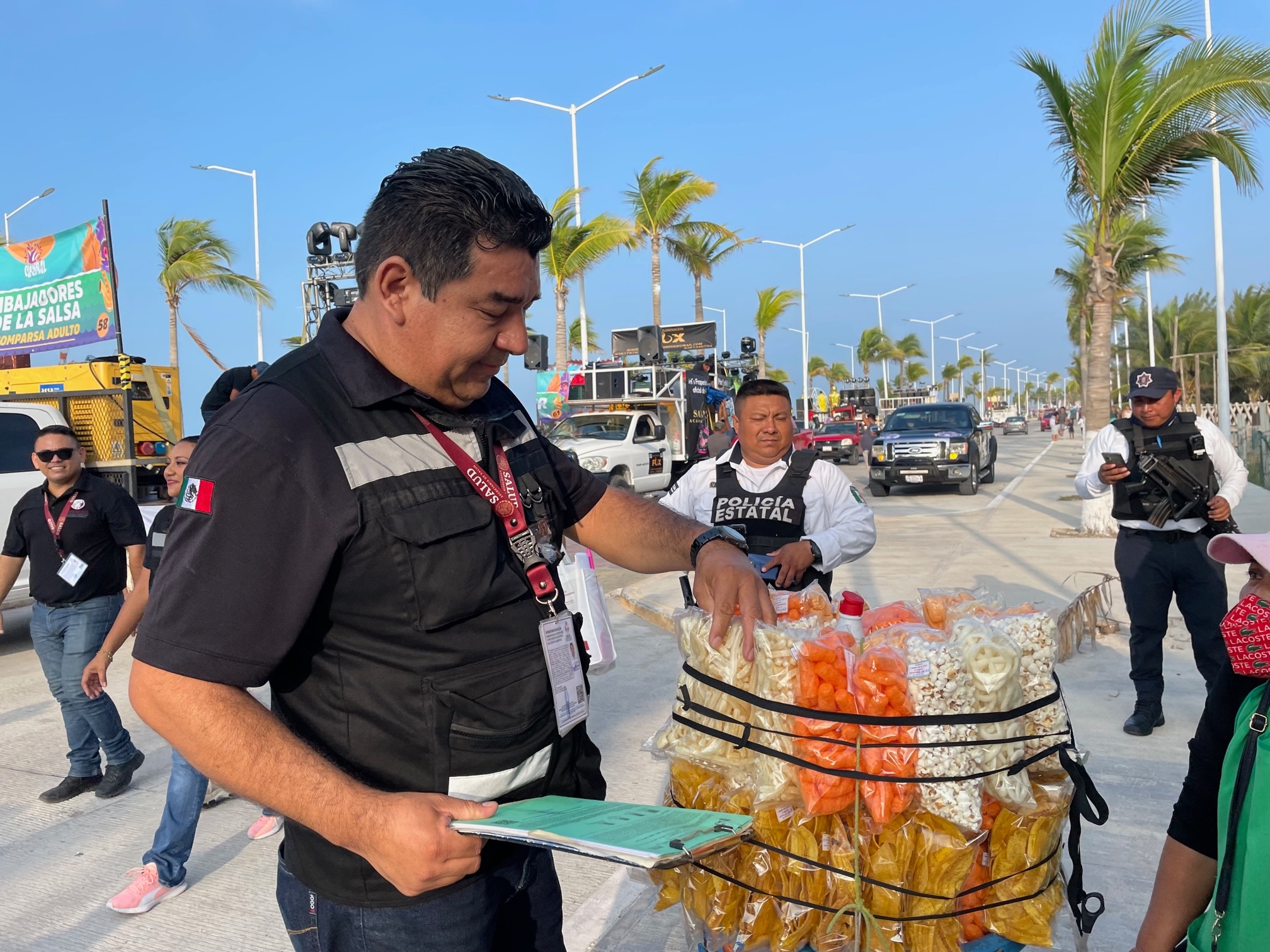 La COPRISCAM verificará a los comercios ambulantes en los días de carnaval