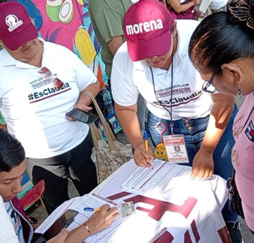 Se intensifica campaña a favor de Claudia Sheinbaum en Ciudad del Carmen