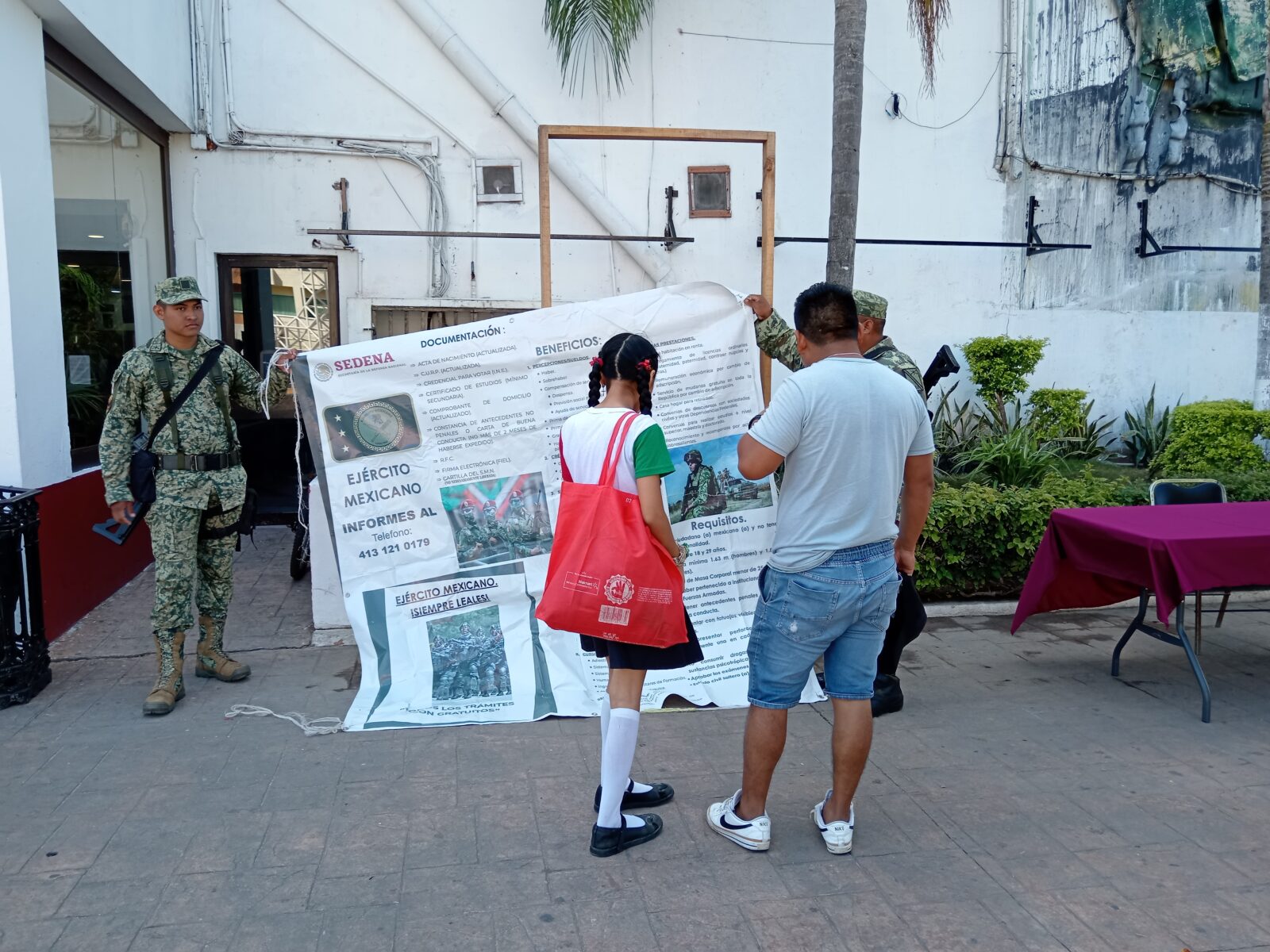 Invitan a jóvenes a formar parte del Ejército Mexicano o Guardia Nacional