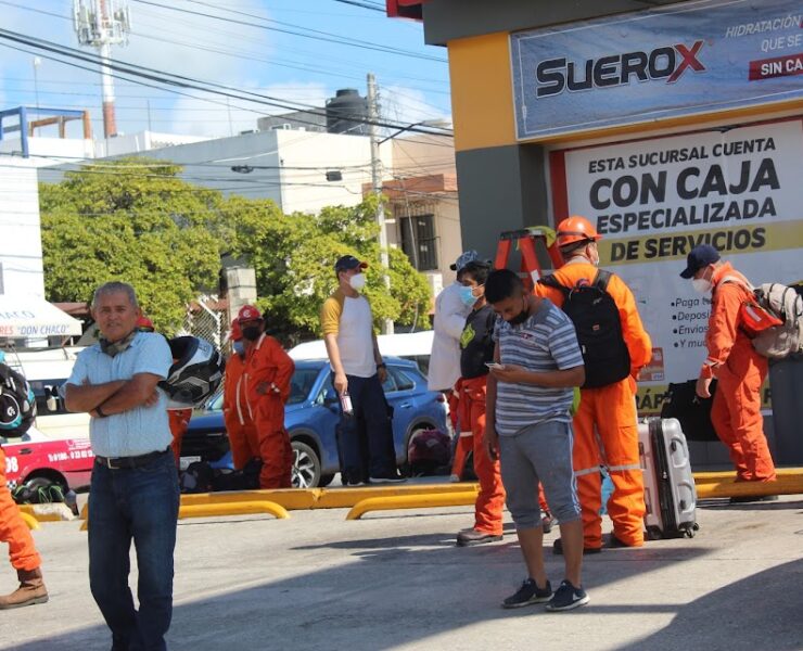 Petroleros que se quedan en tierra en temporada de frentes fríos no reciben salario