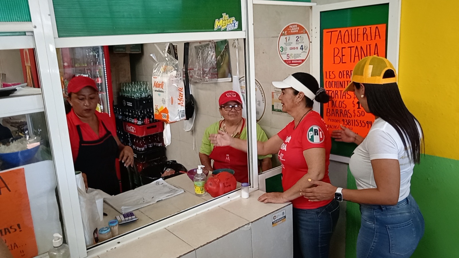 Desorganización en la campaña de la candidata del PRI-PRD