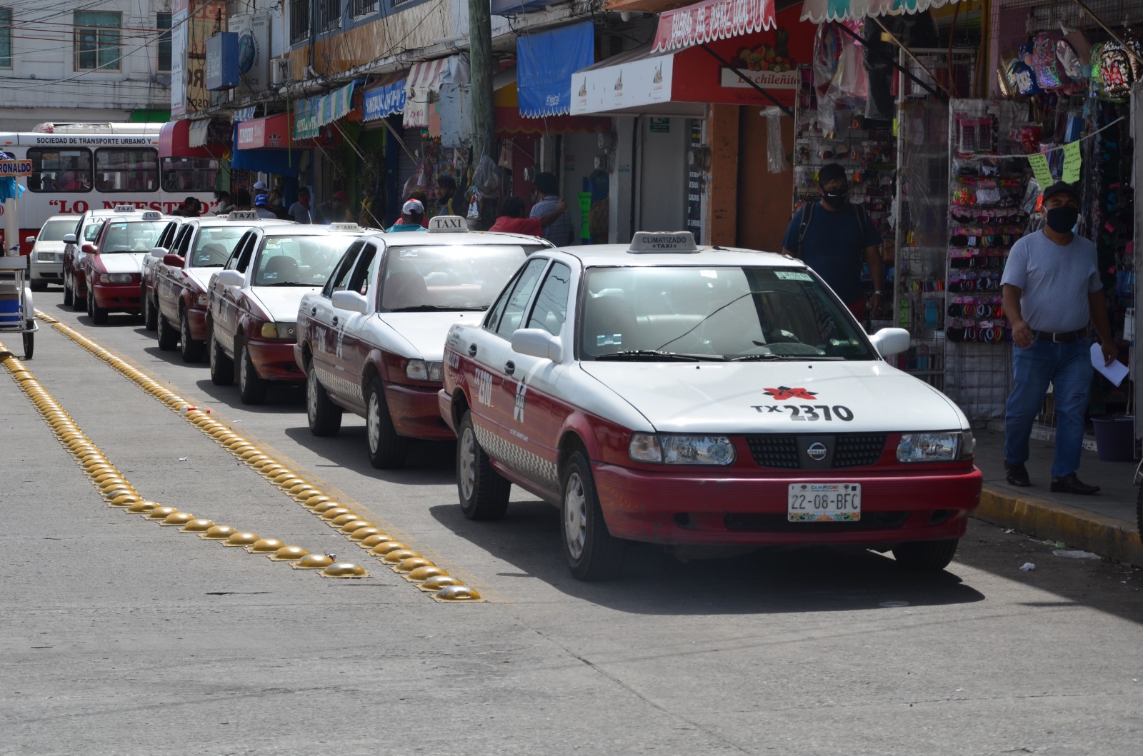 Taxistas de Ciudad del Carmen se sumarán a la marcha general en Campeche