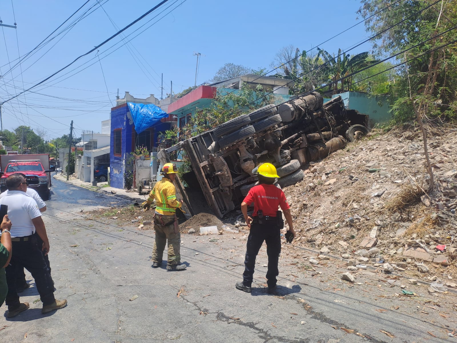 Aparatosa voladura en la ciudad