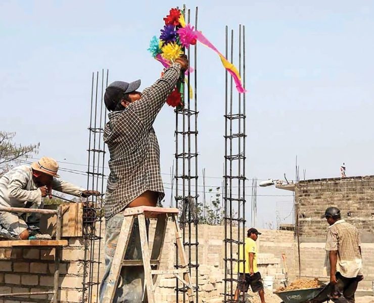 No todos los albañiles festejarán el Día de la Santa Cruz