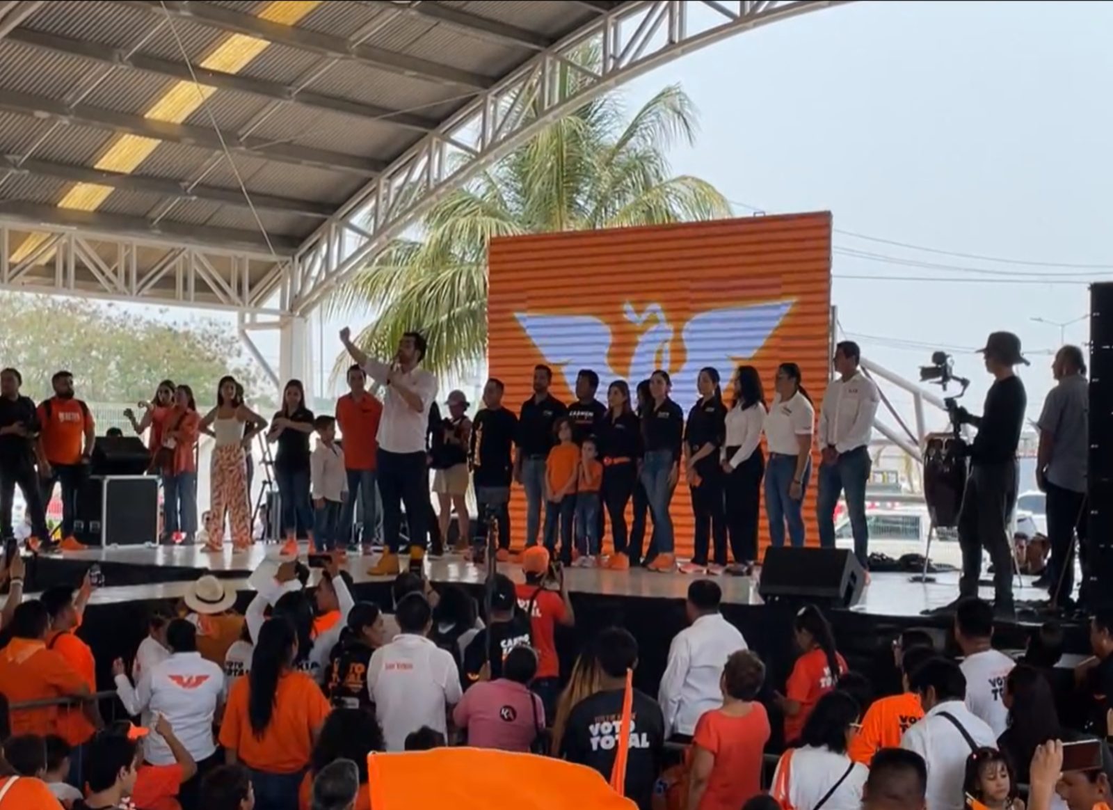 Cierre de campaña de Máynez en Ciudad del Carmen