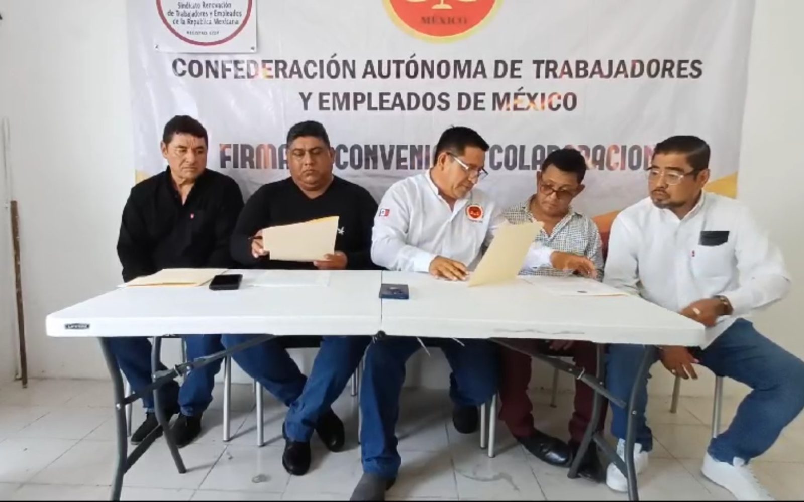 La Catem firma convenio de colaboración con sindicatos