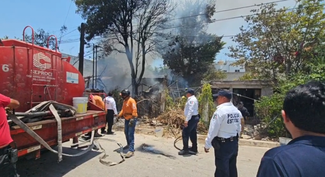 Incendio consumió vivienda