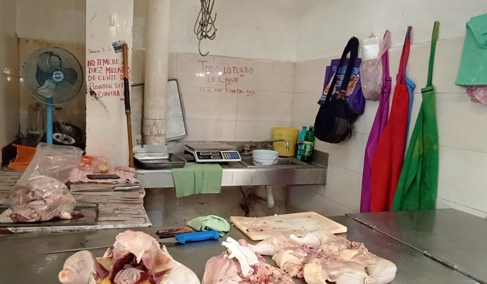 Siete locatarios del AFA se quedaron sin luz