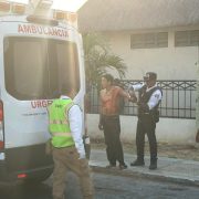 Hombre sufrió una lesión