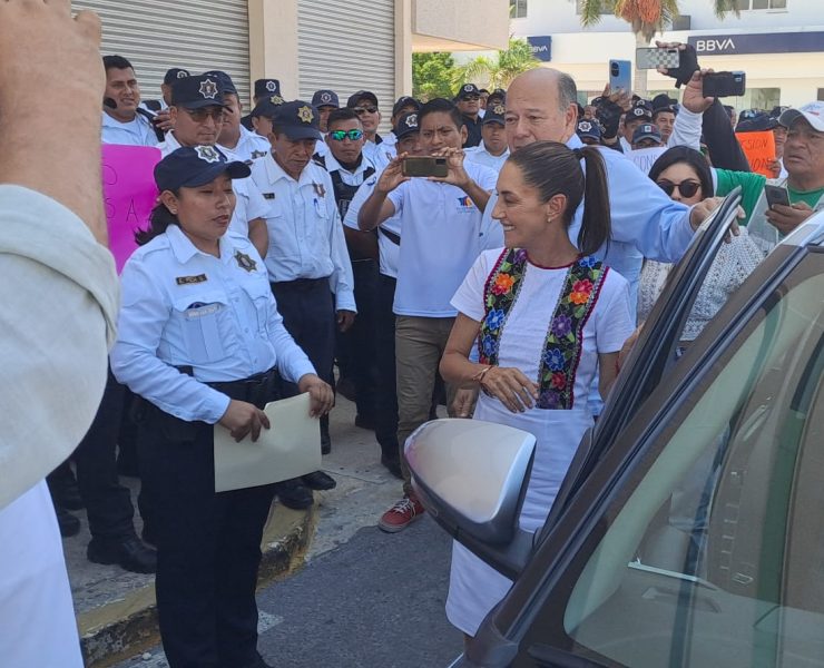 Policías buscaron diálogo con Claudia