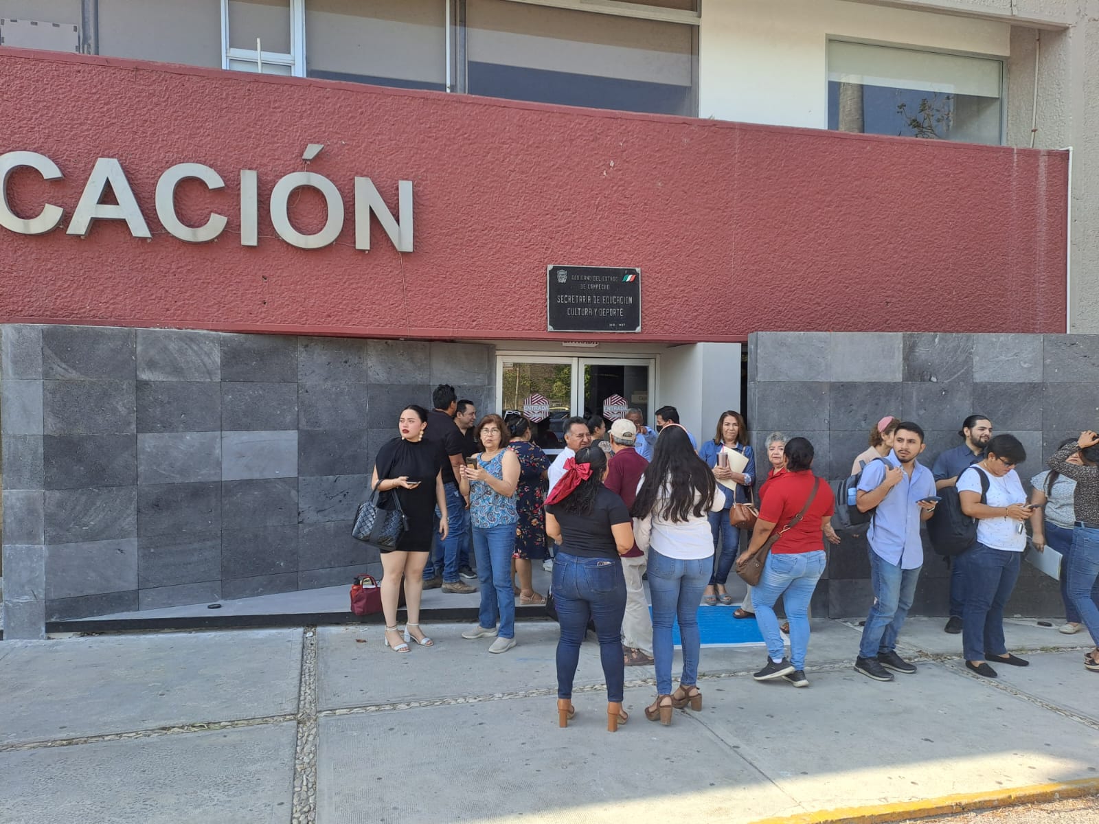 Trabajadores de la Secretaría