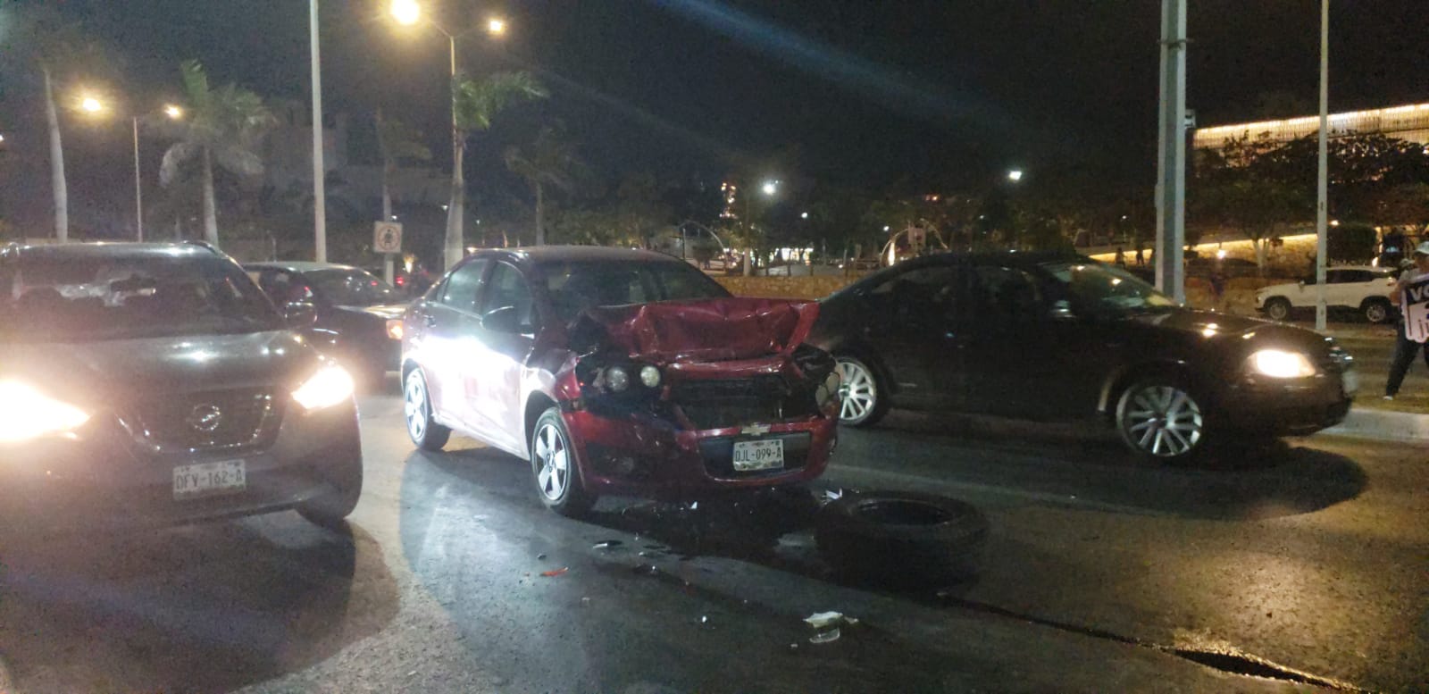 Destrozó su vehículo