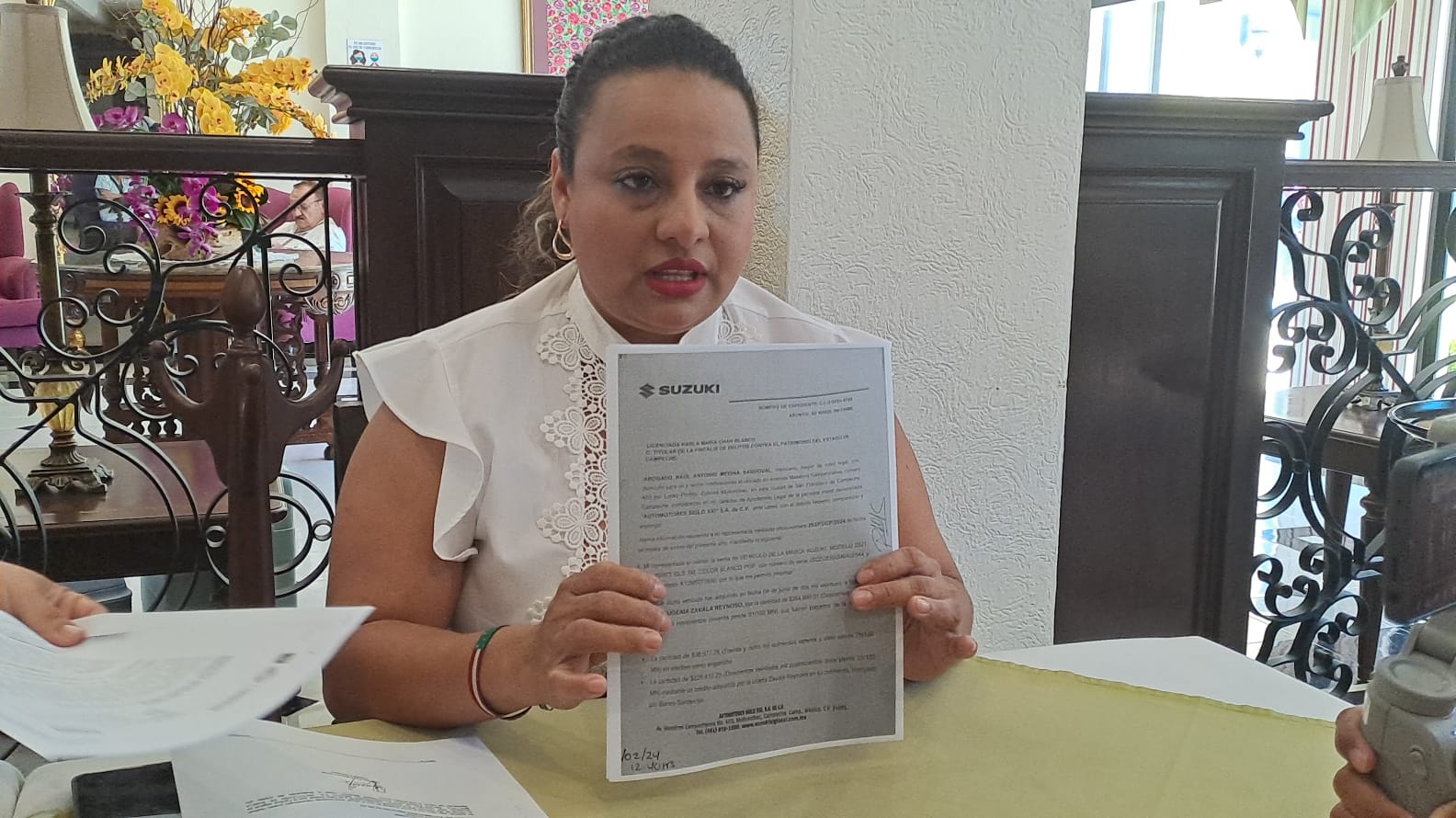 Ciudadana de otro estado denuncia