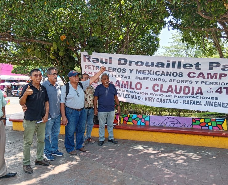 Petroleros finiquitados en el Quinazo piden justicia