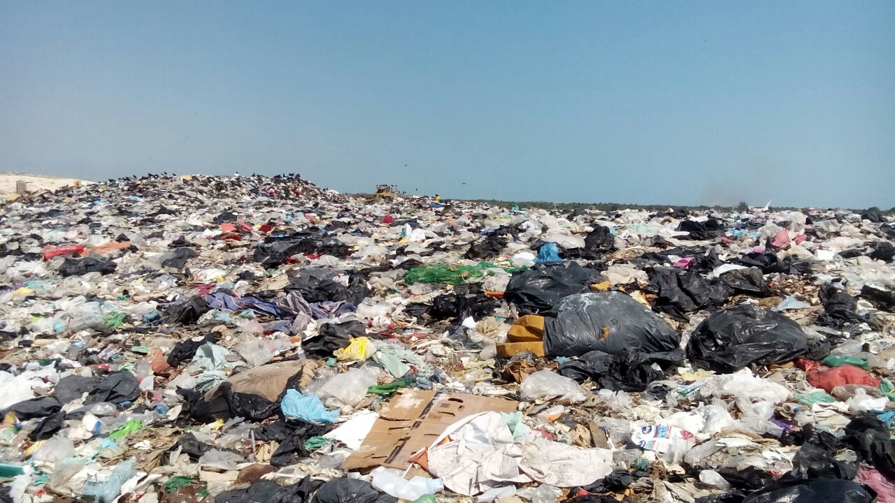 Mal manejo de la basura en el relleno sanitario