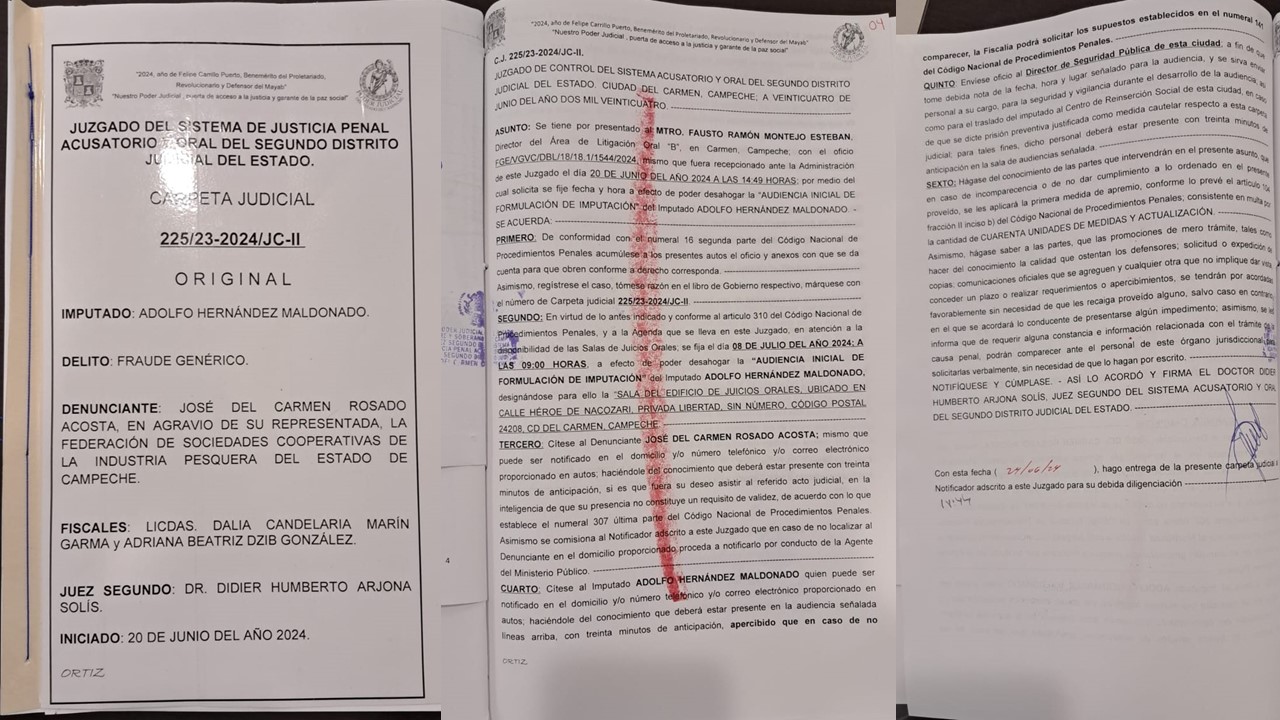 Líder pesquero denuncia persecución en su contra