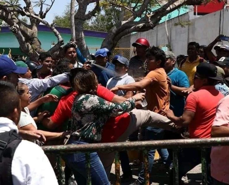 Morenistas y Priistas se enfrentaron