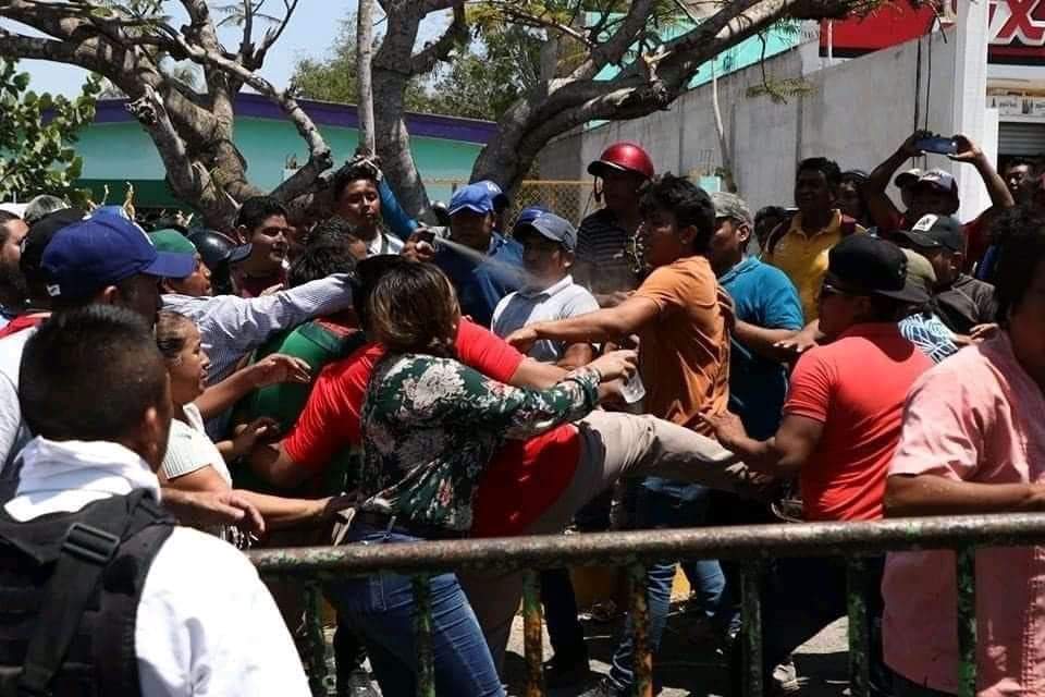 Morenistas y Priistas se enfrentaron