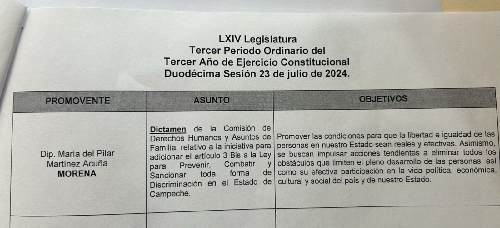 Le ponen freno a la discriminación en Campeche