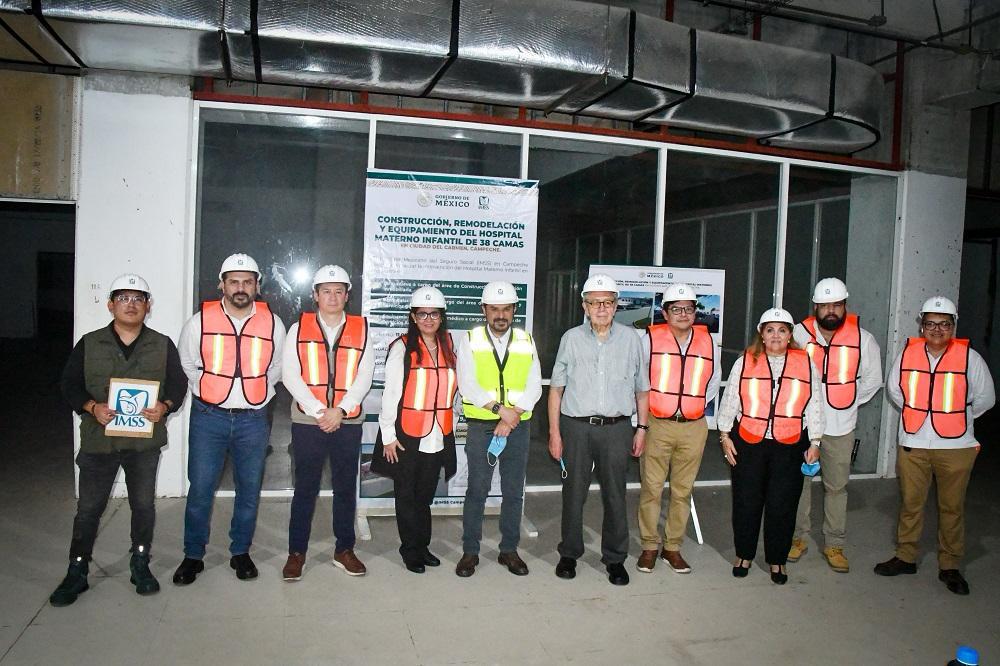 Supervisan avances de IMSS-Bienestar en Campeche