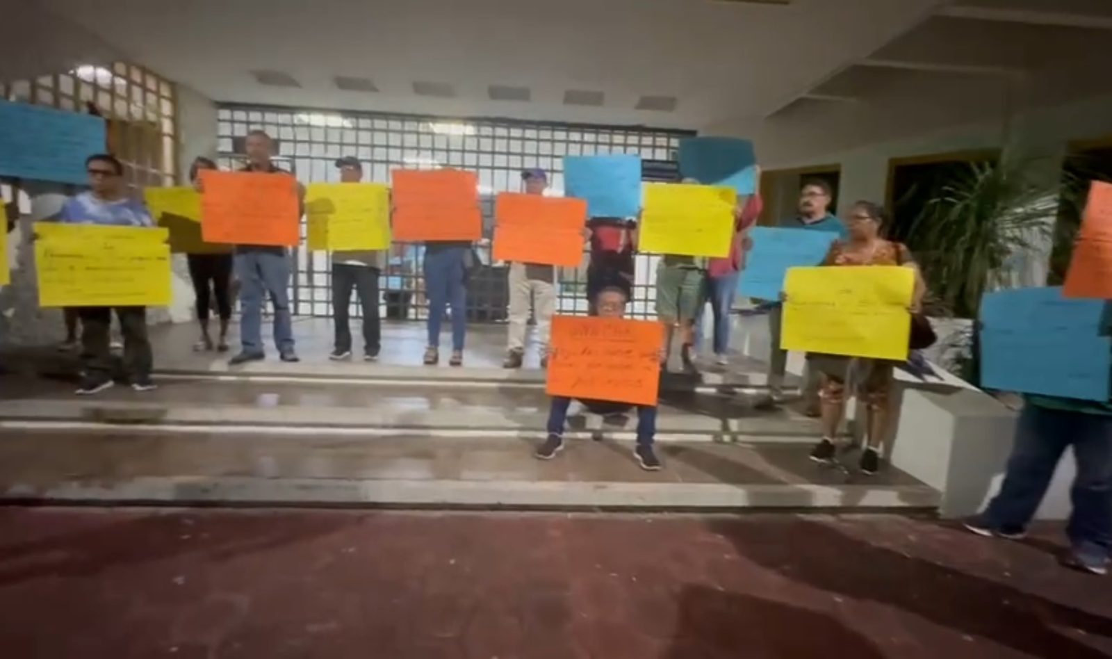 Manifestación de jubilados de la Unacar