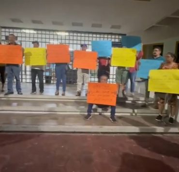 Manifestación de jubilados de la Unacar