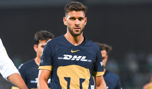 El defensa argentino Lisandro Magallán, se fue expulsado por doble amarilla, en la eliminación de Pumas, en octavos de final de la Leagues Cup 2024.