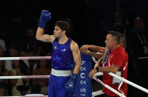 A pesar de la dificultad en la batalla, Marco Verde logró subirse al podio en París 2024.