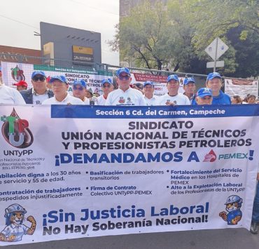 La Untypp pide al director de Pemex que cumplan sus demandas