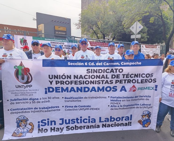 La Untypp pide al director de Pemex que cumplan sus demandas