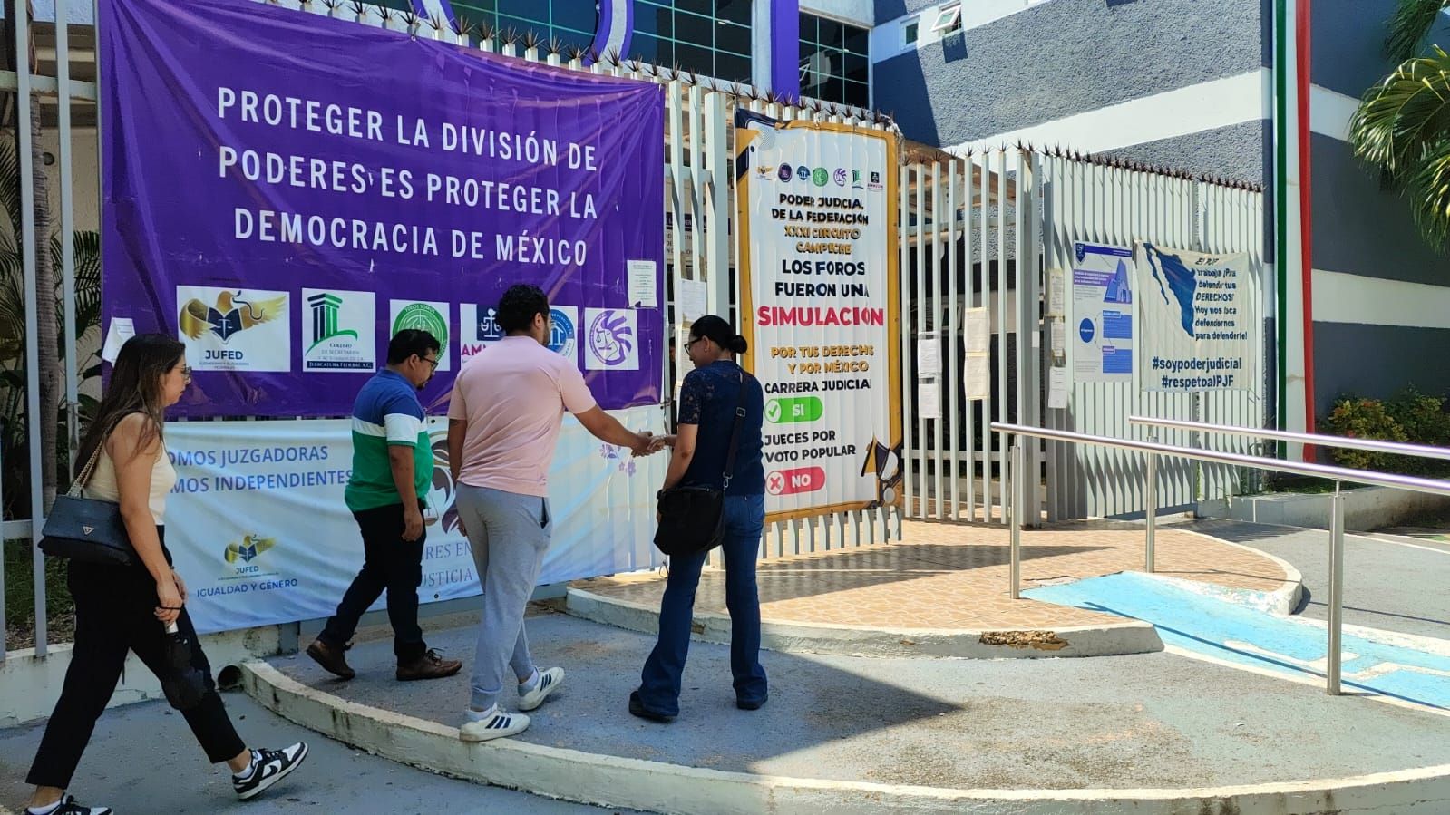 Trabajadores del Poder Judicial de la Federación sin fecha para levantar el paro