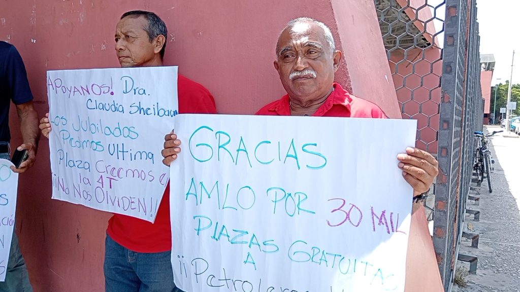 Antiguos petroleros continúan en busca jubilaciones y basificaciones