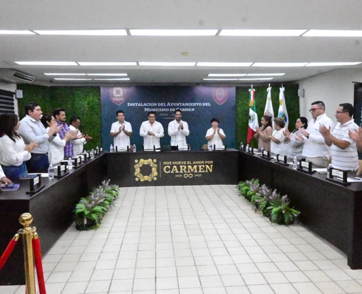 Quedó instalado el Ayuntamiento del municipio de Carmen 2024-2027