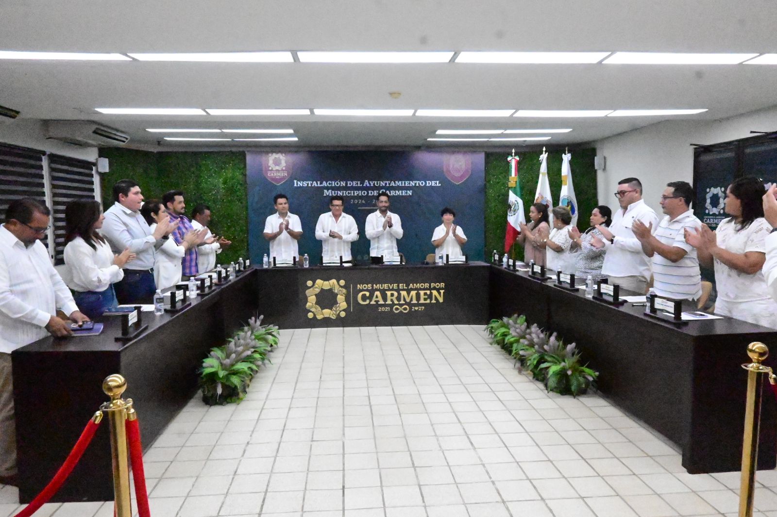 Quedó instalado el Ayuntamiento del municipio de Carmen 2024-2027