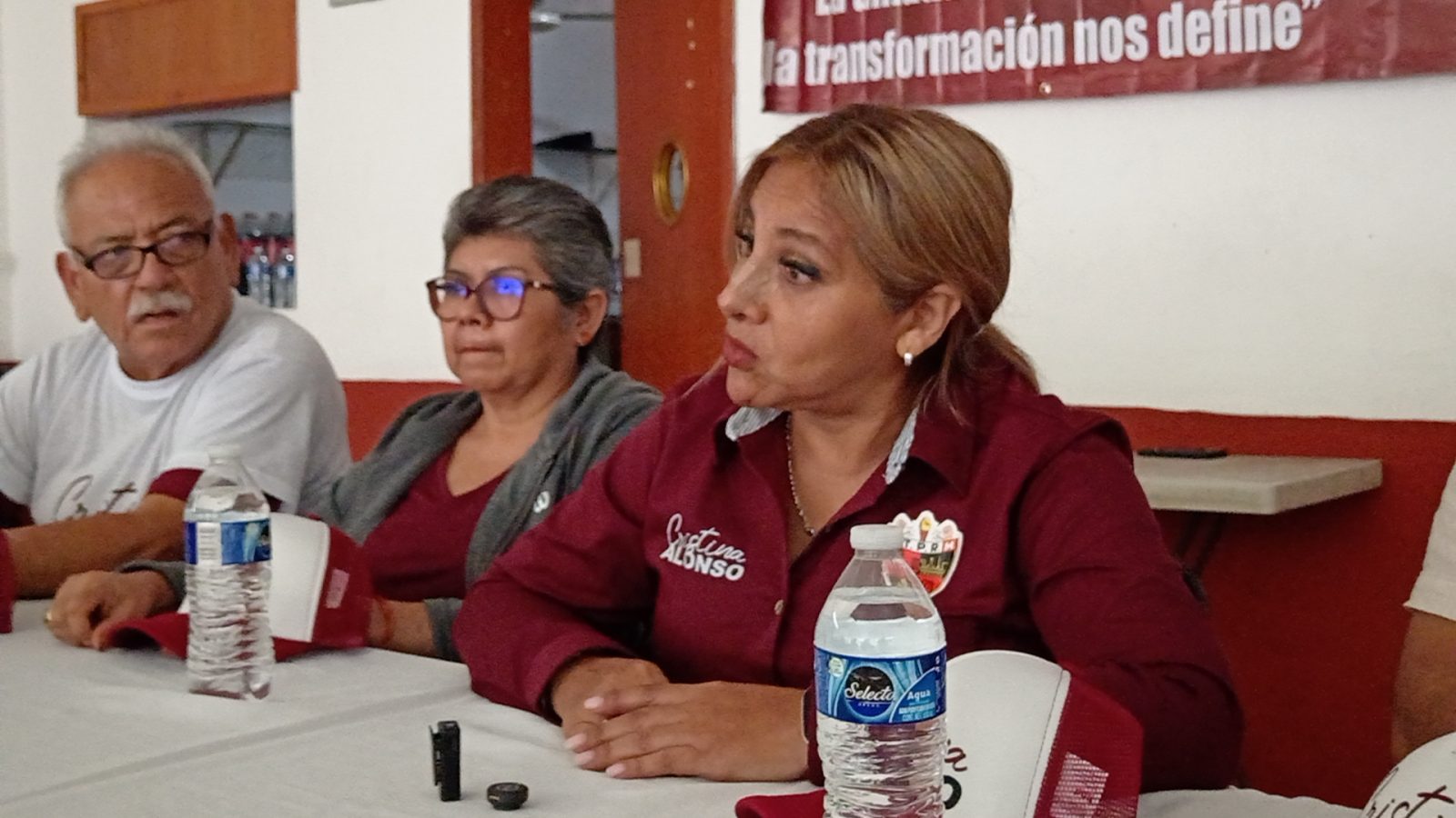 Cristina Alonso va por un sindicato humanista