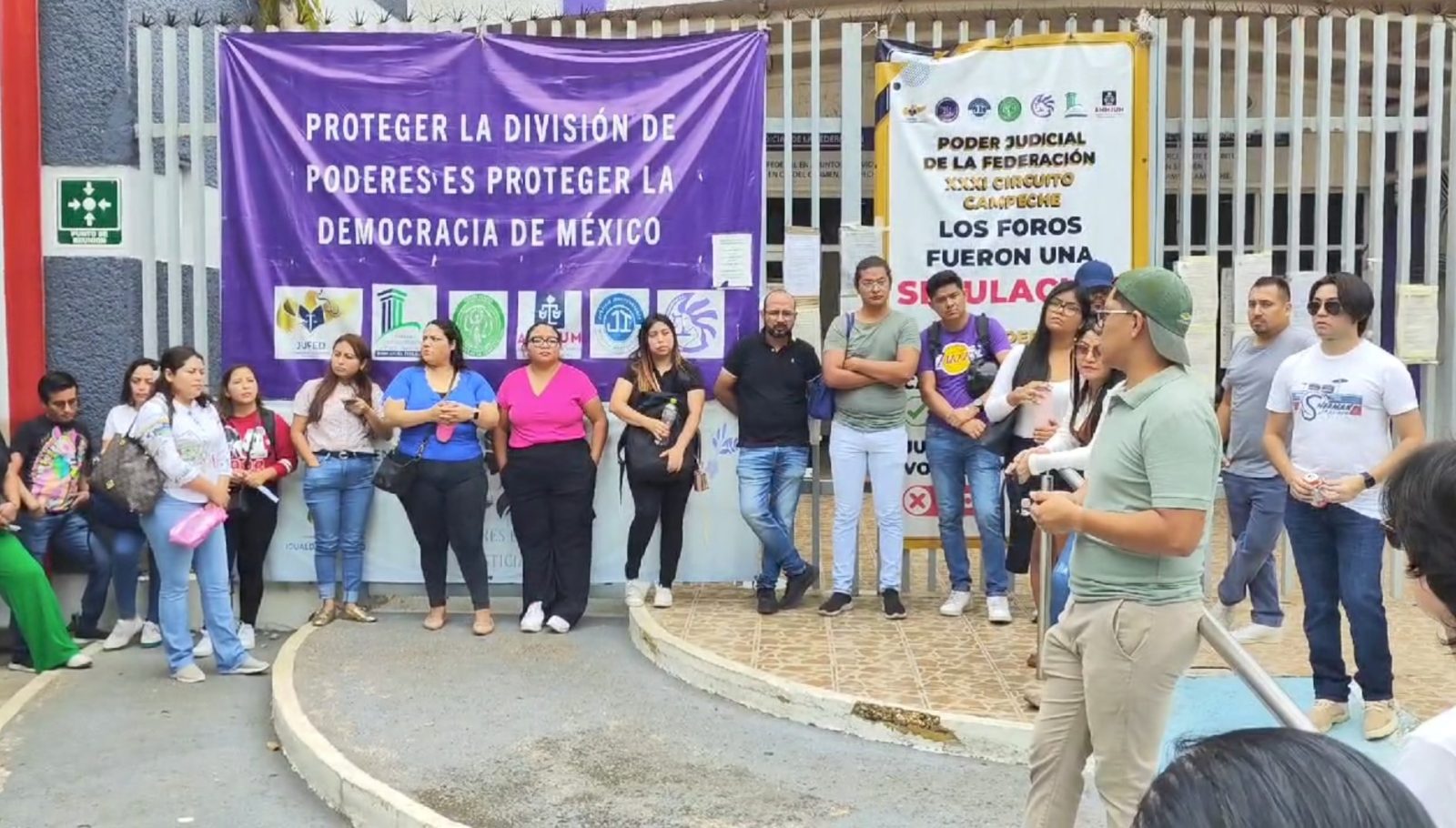 Presionan a trabajadores del Tribunal de la Federación